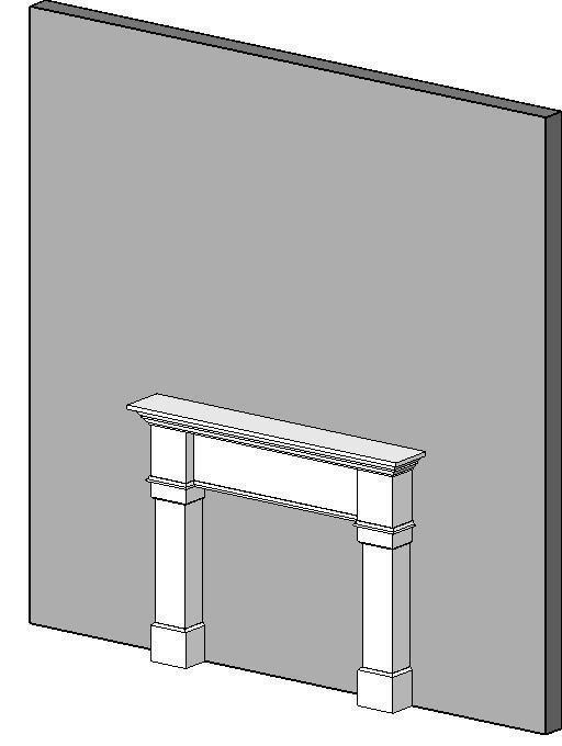 3 pc Fireplace Mantle