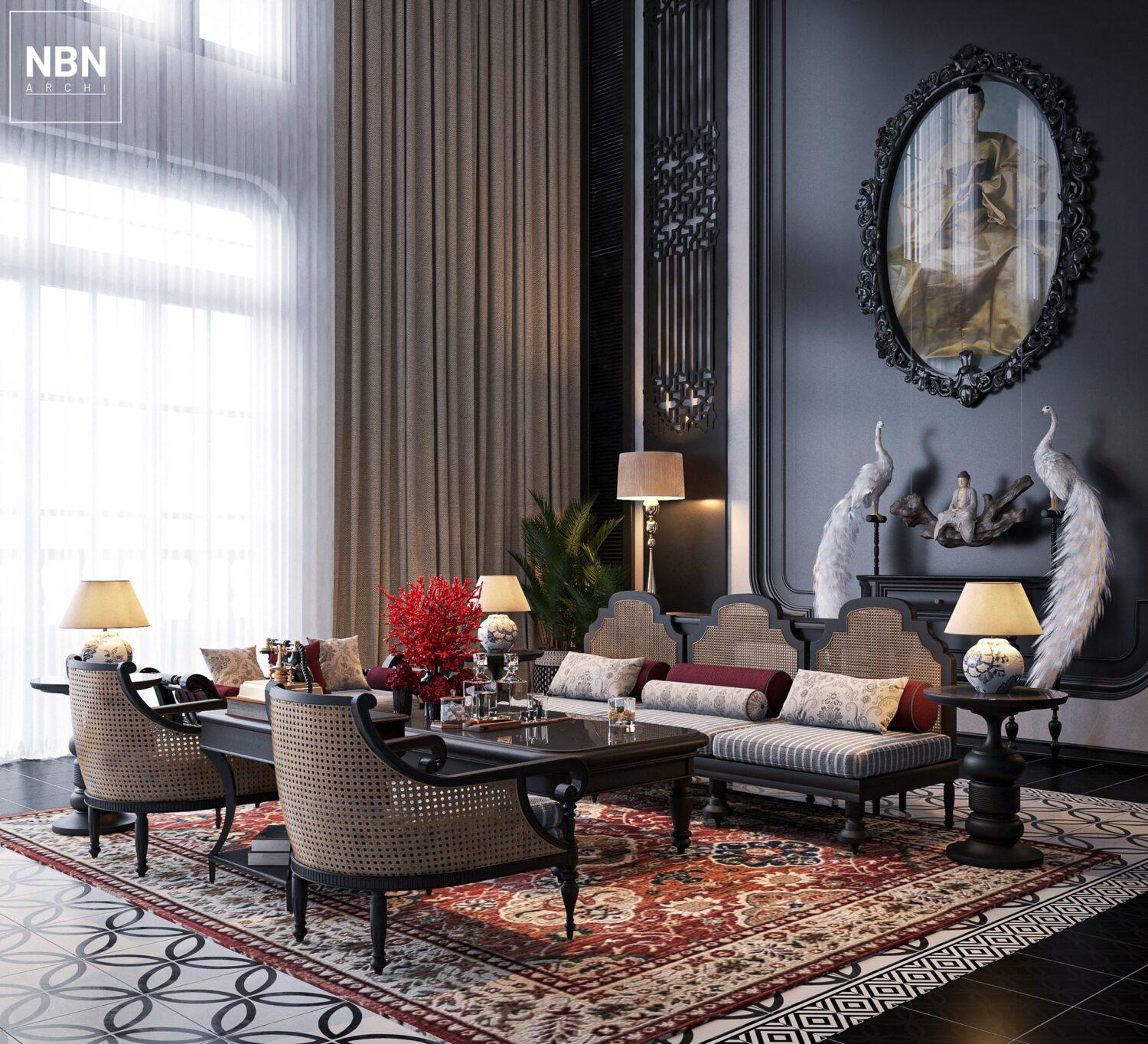 Indochine Living Room Interior