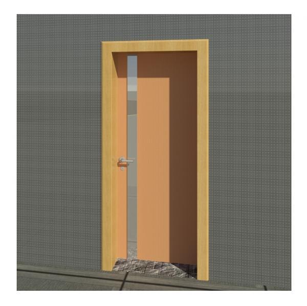 Parametric Door Single Vertical Strip Architrave