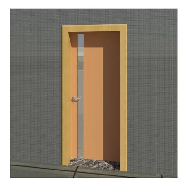 Parametric Door Single Vertical Strip Architrave