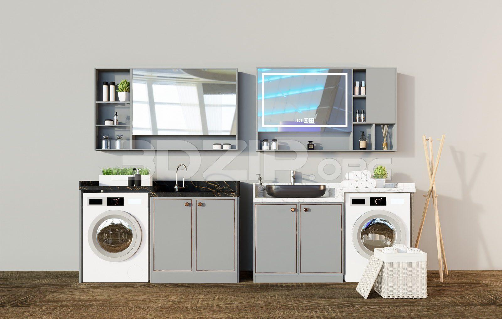 Cabinet With Washbasin