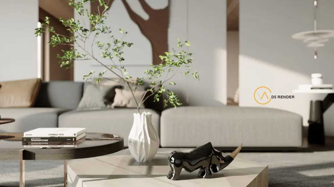 Interior Living room Scene