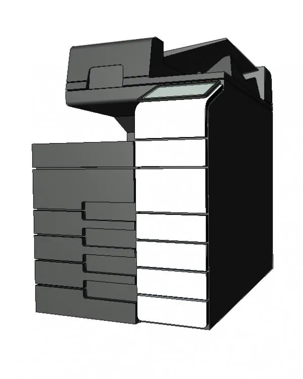 Konica Minolta Copier bizhub C650i — preview 1, by Armand100576 (RevitCity, CC0)