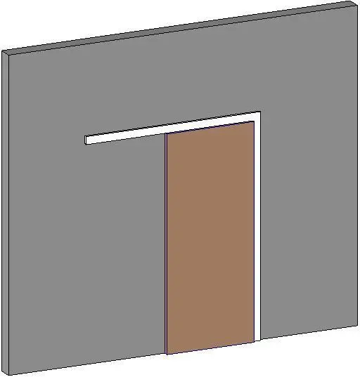 One-Pane Sliding Door