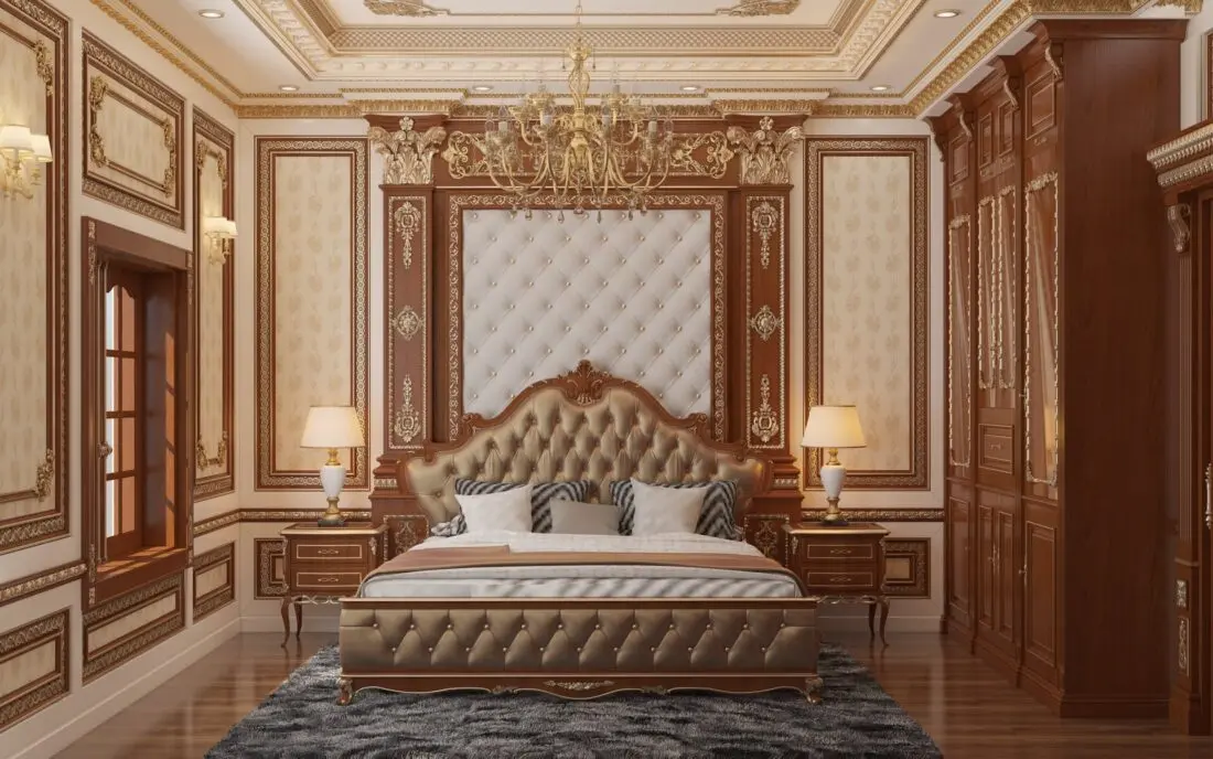 Interior Scenes Model Bedroom Neoclassica 361