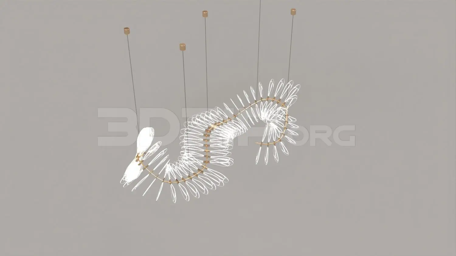 Ceiling Light — preview 1 (3dzip, CC0)