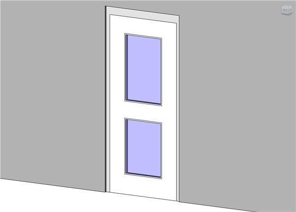 Single Flush Door in HM Frame