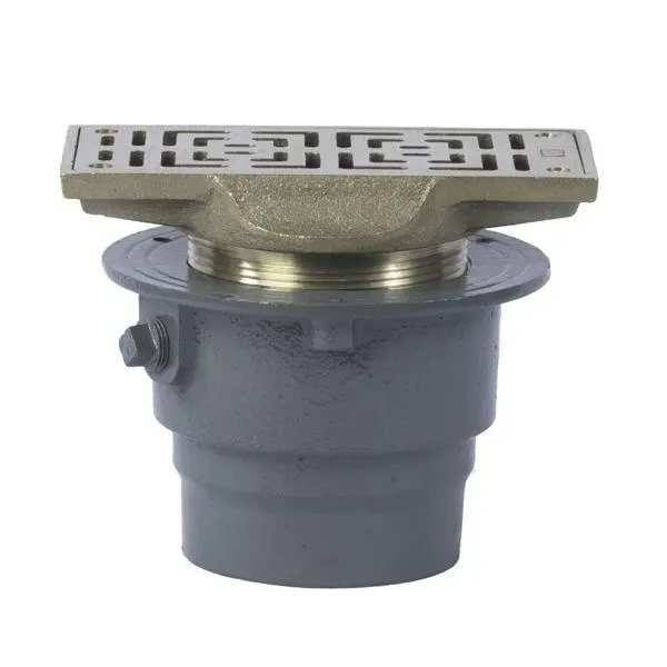 Floor Drain with Rectangular Strainer - FD-200-RS