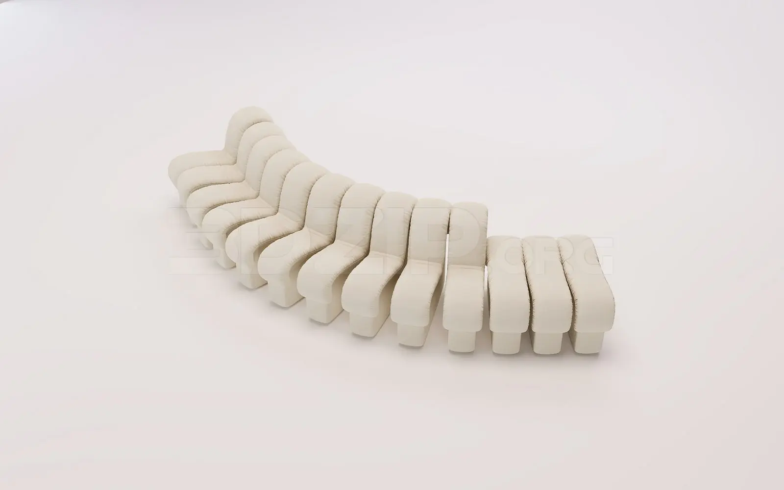 Sofa 3D Model for Interior Projects