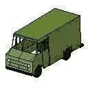 Box Van — preview 1, by Modern Medium 5.1 Library (RevitCity, CC0)