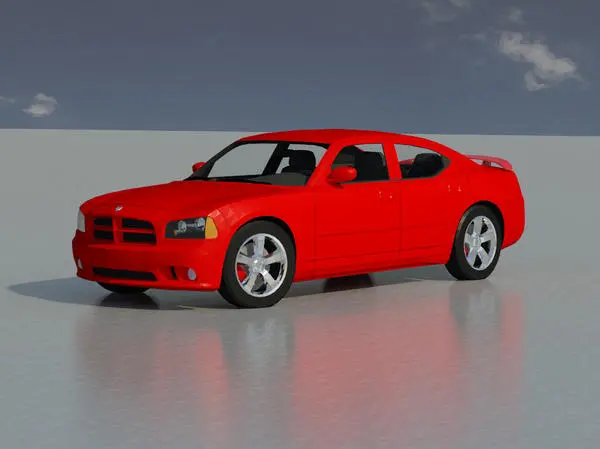 Dodge Charger — preview 1, by lottj (RevitCity, CC0)