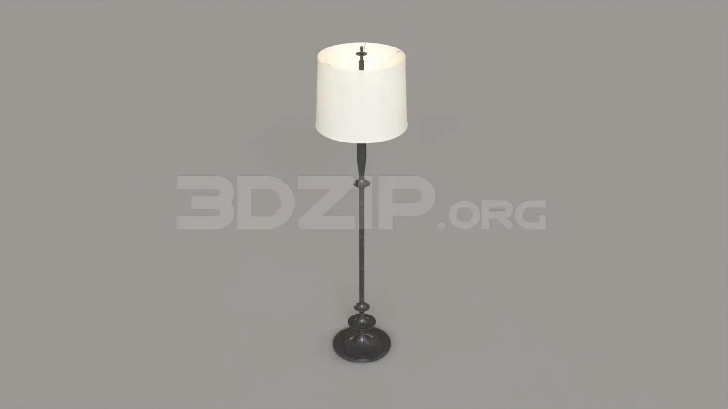 Floor Lamp — preview 1 (3dzip, CC0)