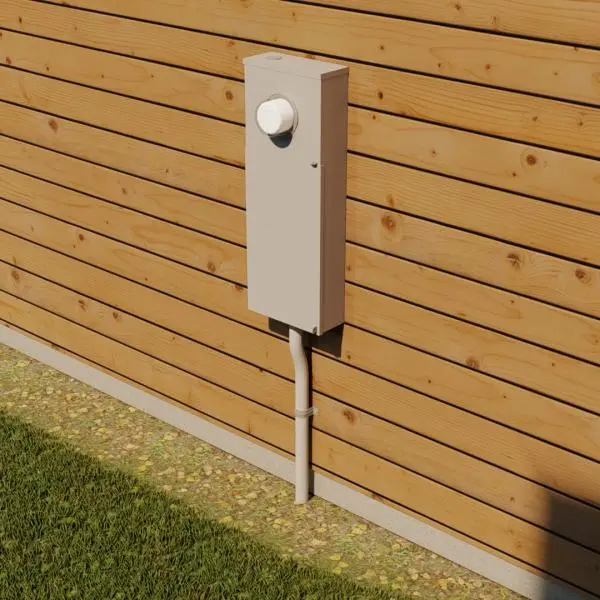 Main Electrical Panel with Meter above — preview 1, by RevitRender3D.com (RevitCity, CC0)