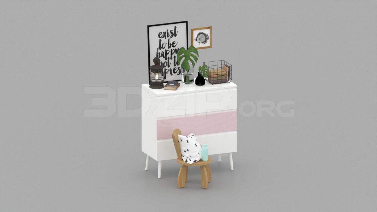 Display Cabinets — preview 1, by Tien Trung (3dzip)