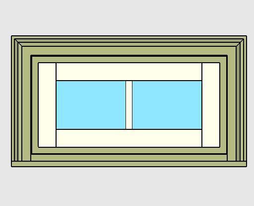 Kolbe Ultra Series Sterling Double Hung Transom Units