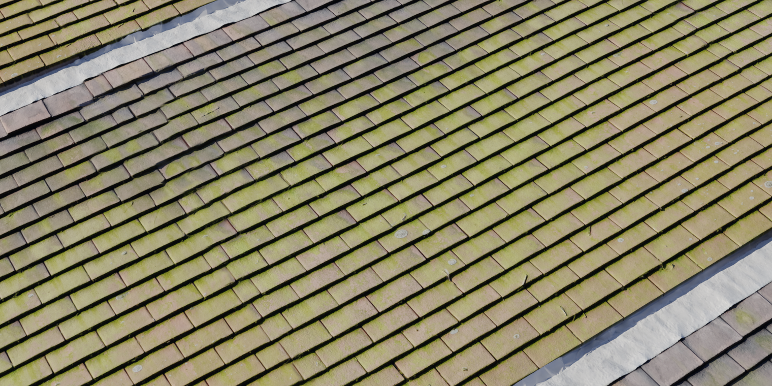 Red Slate Roof Tiles 1