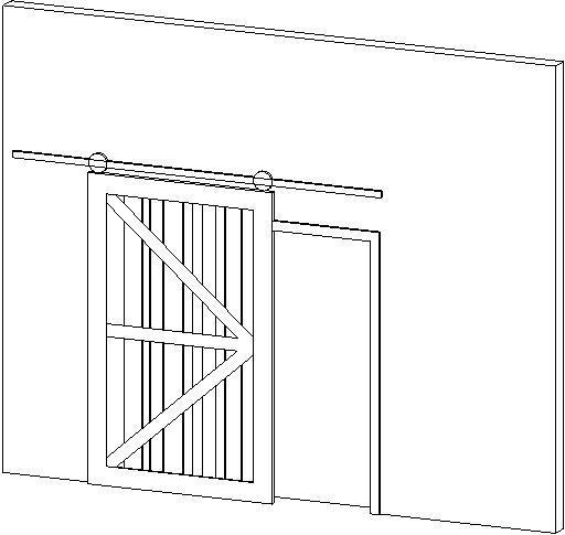 Barn Door 60 wide x 80 tall one door