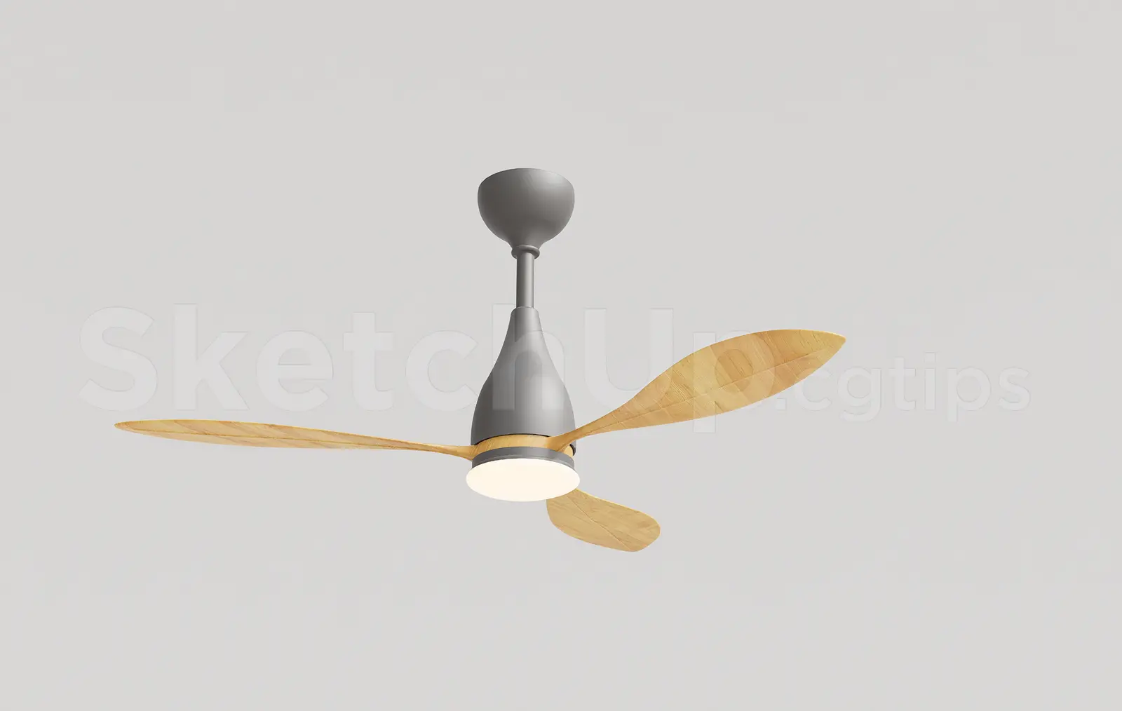 Modern Ceiling Fan with Light