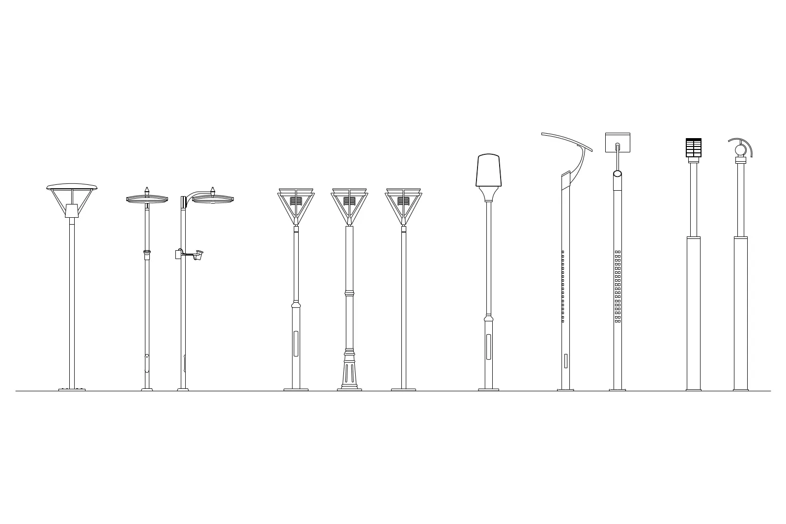 Street lighting 1 — CAD drawing preview