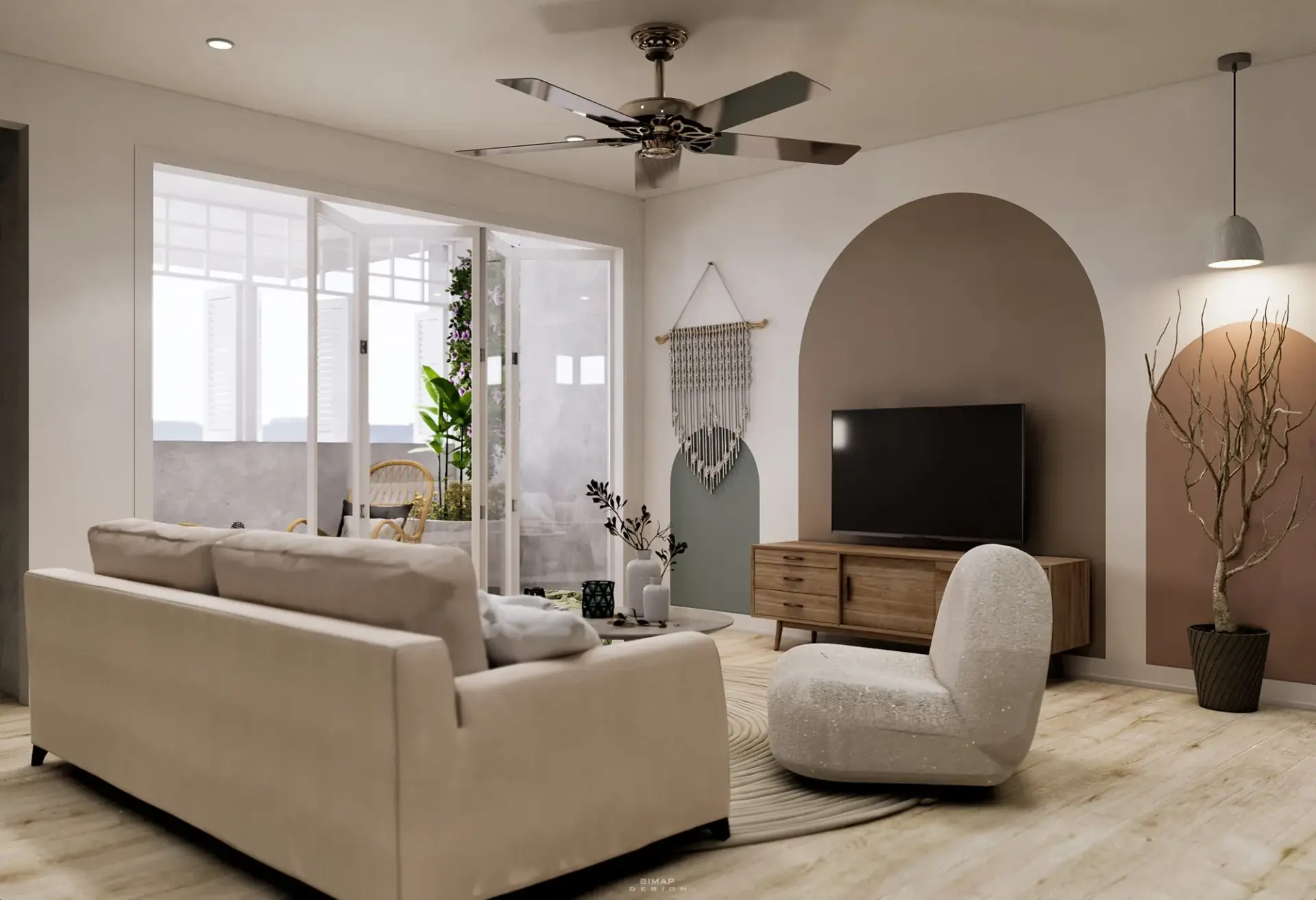 Interior Apartment Scene