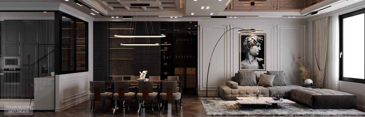 Interior Kitchen – Livingroom 309 Scene