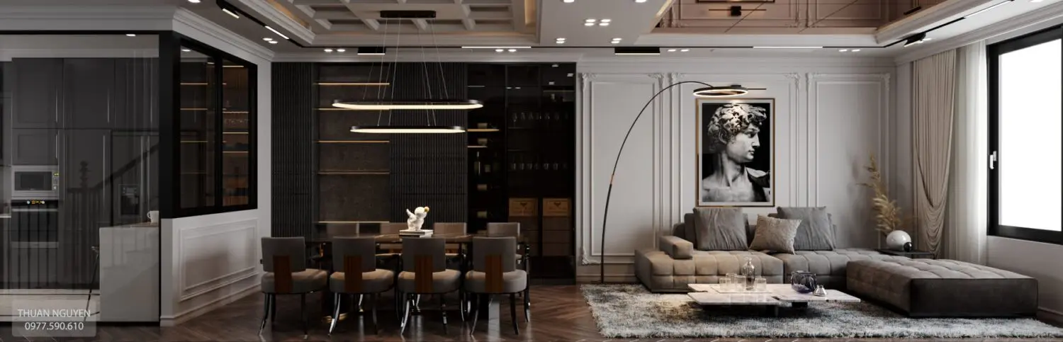 Interior Kitchen – Livingroom 309 Scene