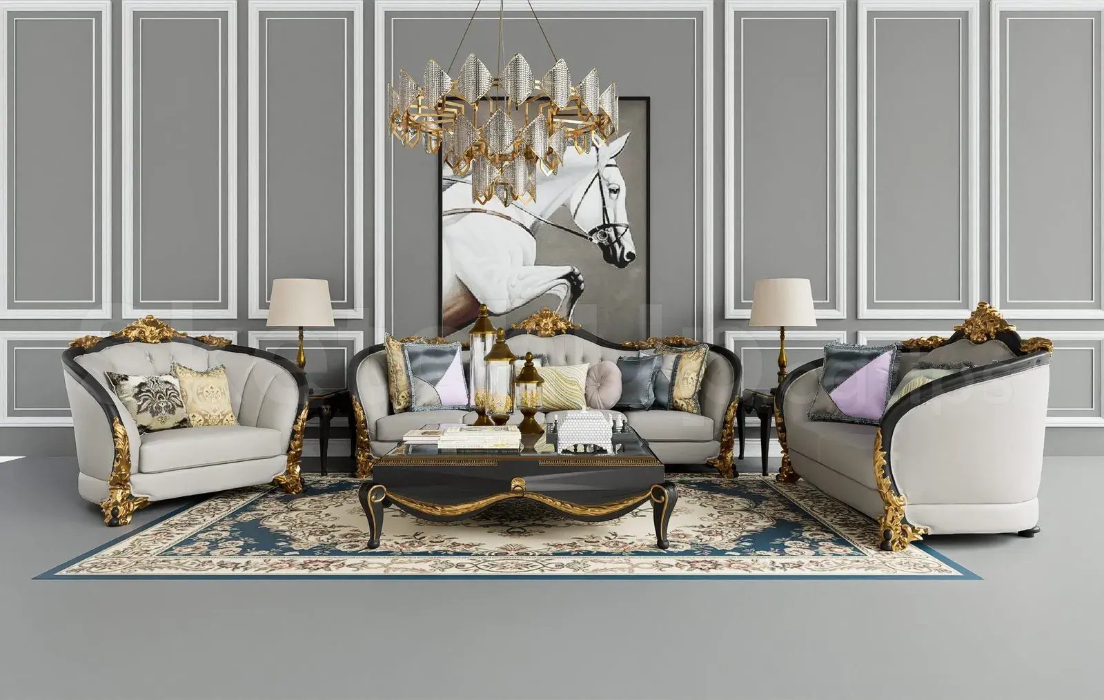 Neoclassical Sofa