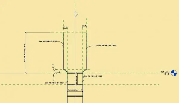 Step Thru Flare Ladder