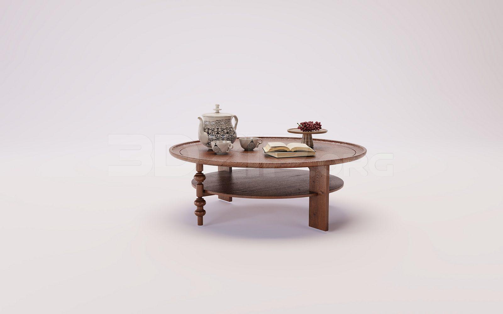 Tea Table Model for Interior Design