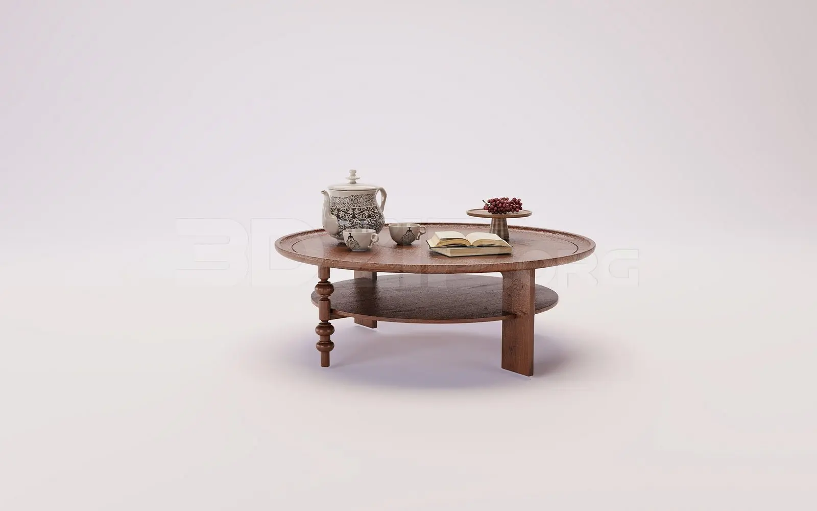 Tea Table Model for Interior Design