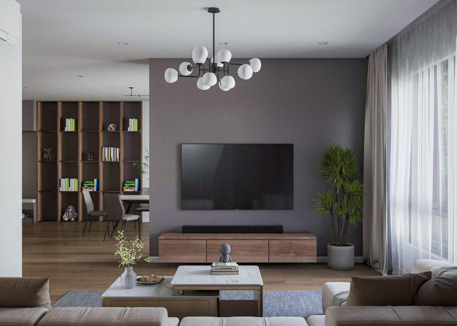 Living Room – Kitchen Interior
