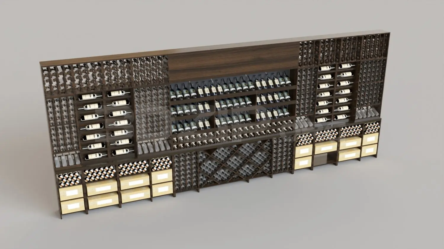 Wine Cabinet — preview 1 (3dzip)