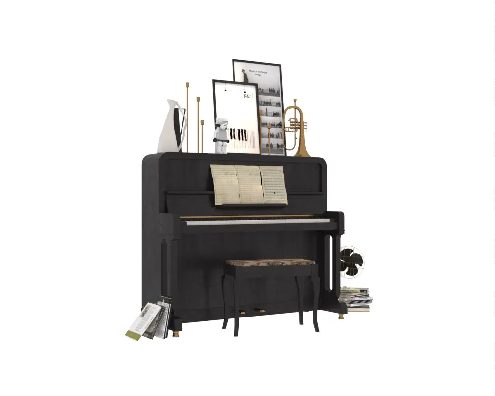 Piano — preview 1, by Thang Thach That (3dzip)