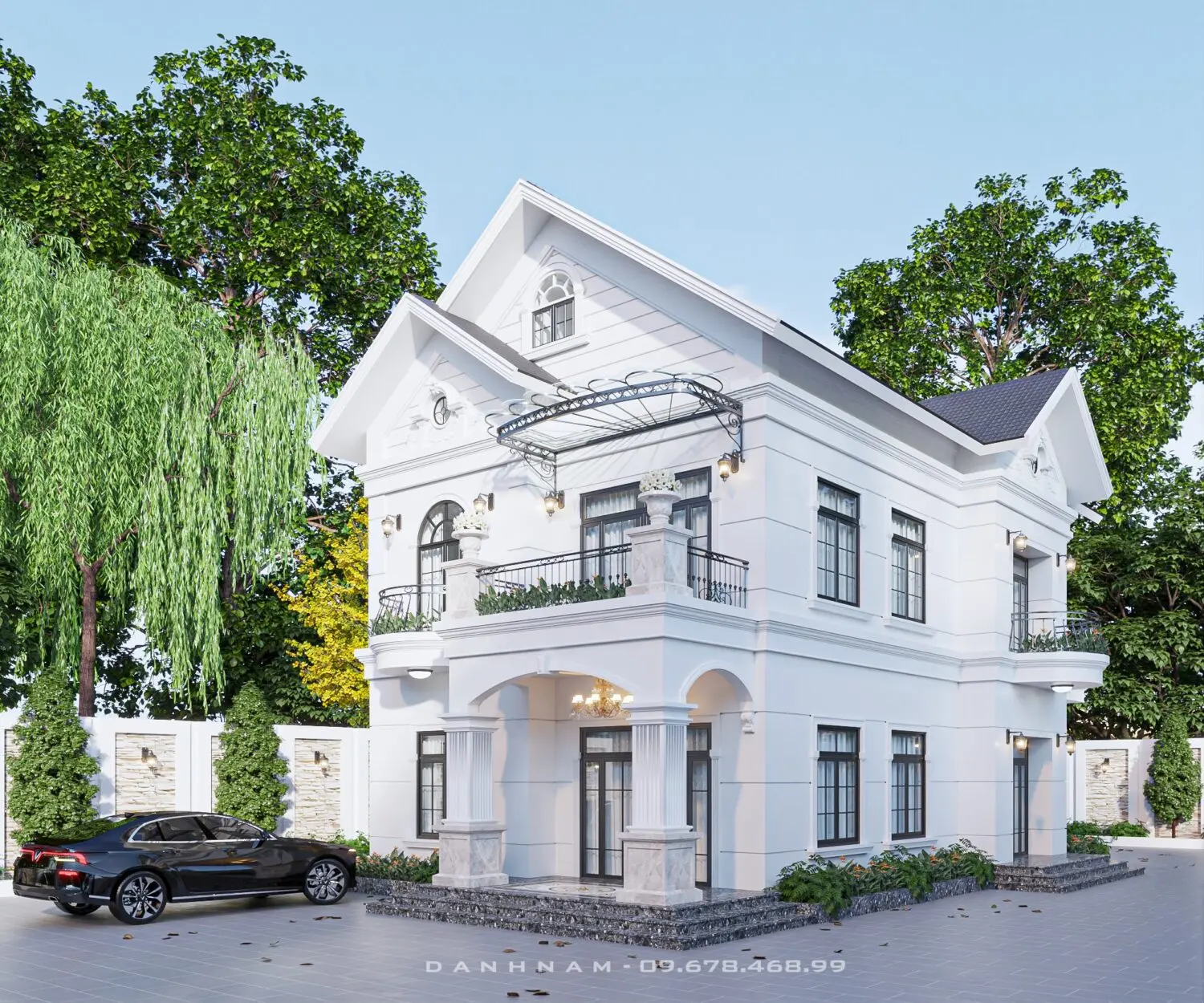 Villa Exterior — preview 1, by Danh Nam (cgtips)