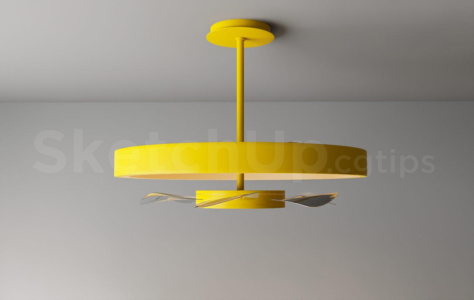 Contemporary Ceiling Fan Chandelier