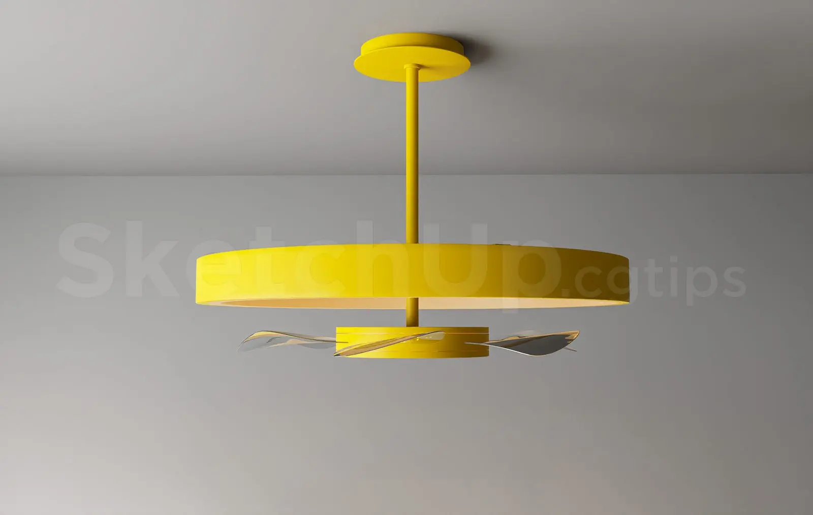 Contemporary Ceiling Fan Chandelier
