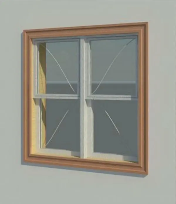 Art Deco Themed Window