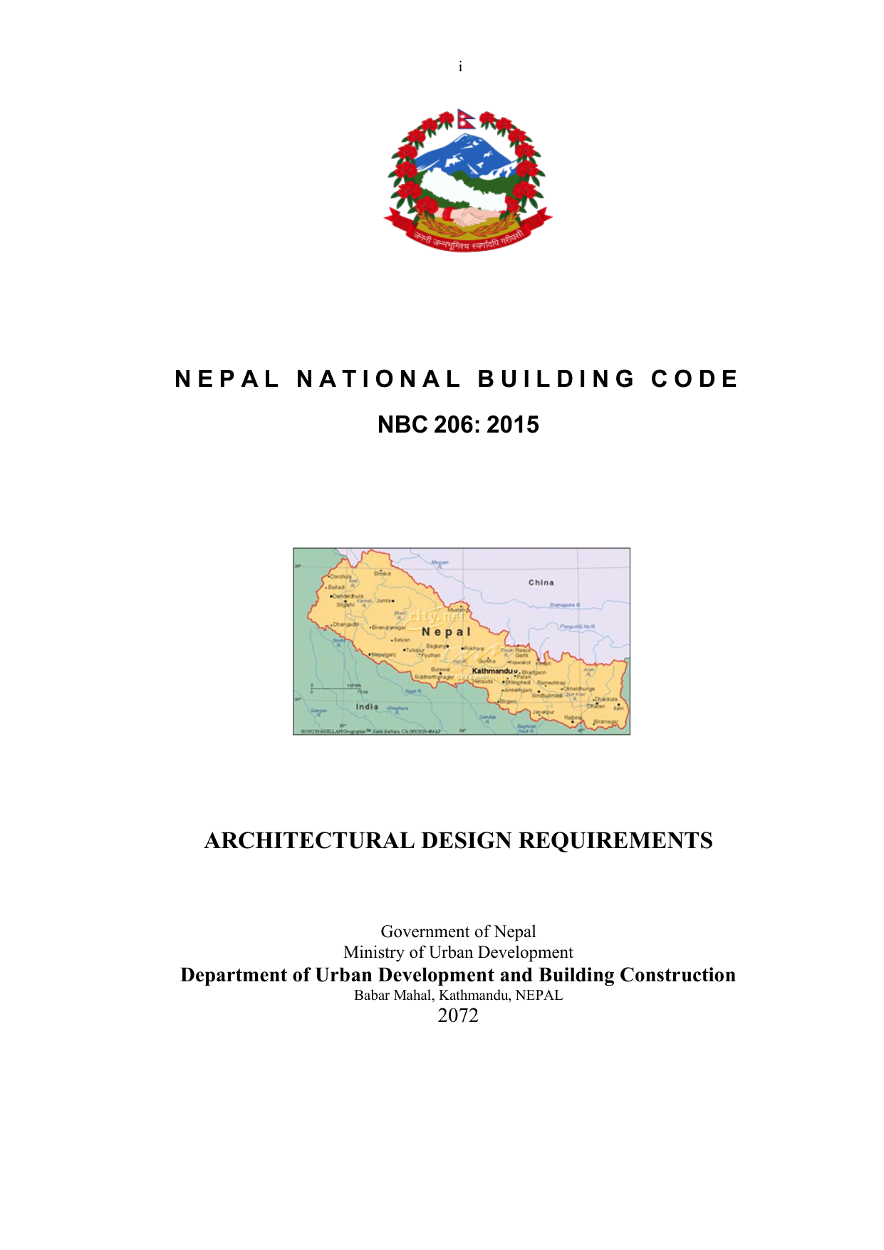 NBC 206: Architectural Design Requirements