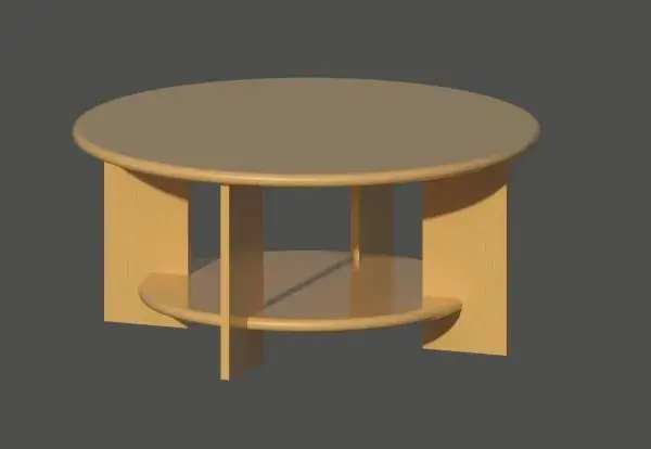 Round Lewis Style Table