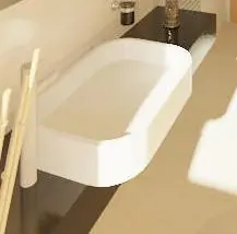 Sink on stone shelf — preview 1, by danielamambelli (RevitCity, CC0)