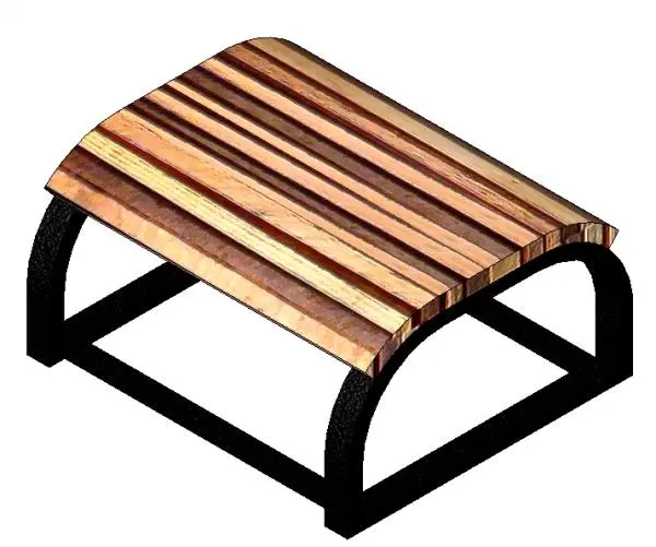 Pant Ottoman - Shiner International — preview 1, by AMInteriorDesign (RevitCity, CC0)