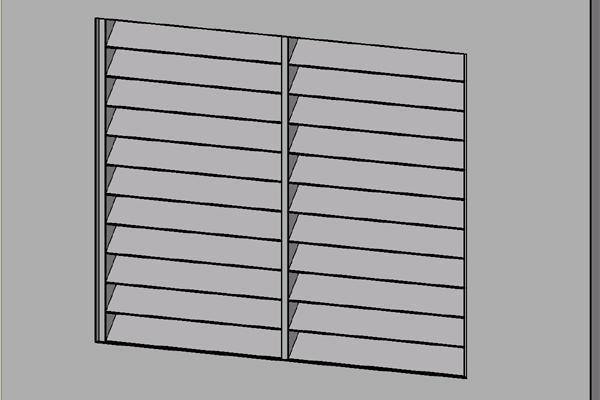 Multi Bay Louvre Window