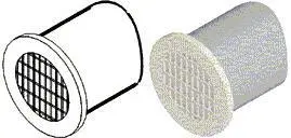 Horizontal Round Exhaust Terminal