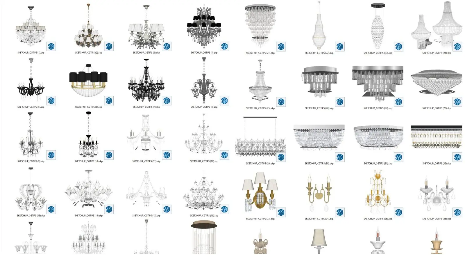 Ceiling Light — preview 1 (cgtips)