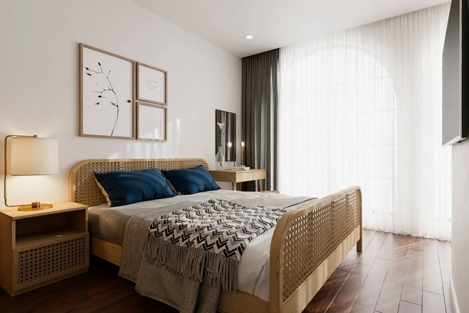Interior Bedroom Scene