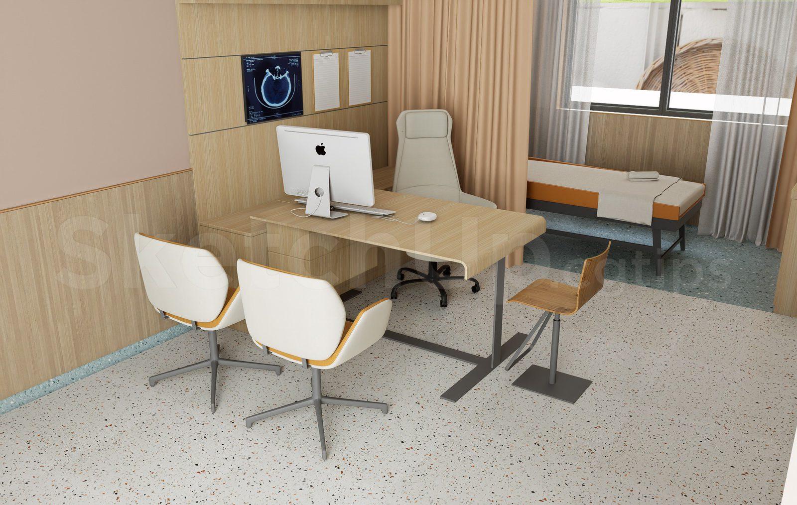a Doctor’s Examination Room