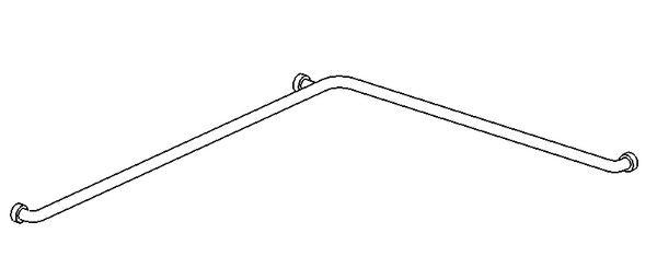 Grab Bar - L-Shaped Piece