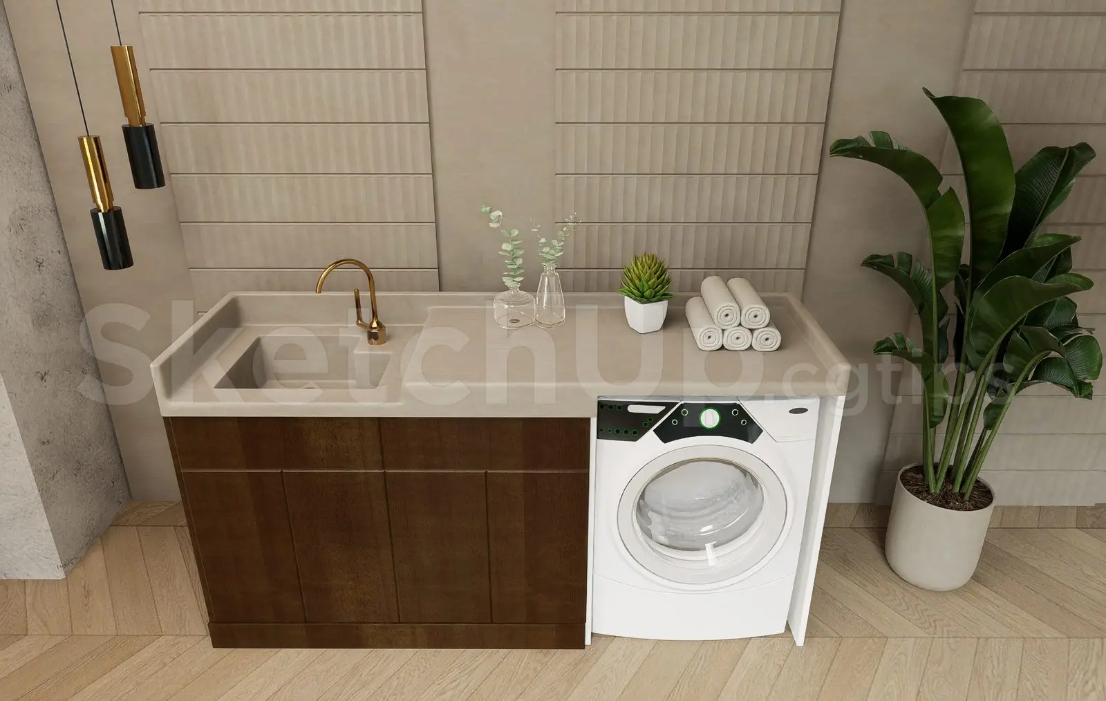 Modern Laundry Room — preview 1 (cgtips)