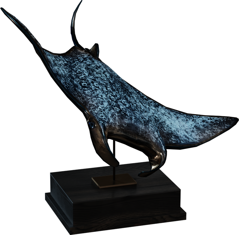 Bronze Ray Statue