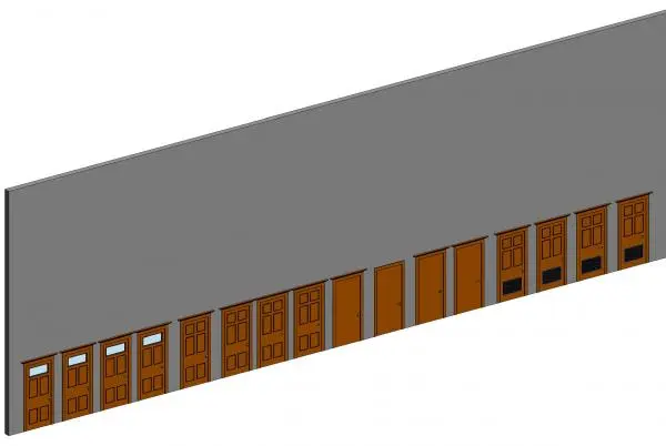 Fully Parametric Door 002_Without Fanlite